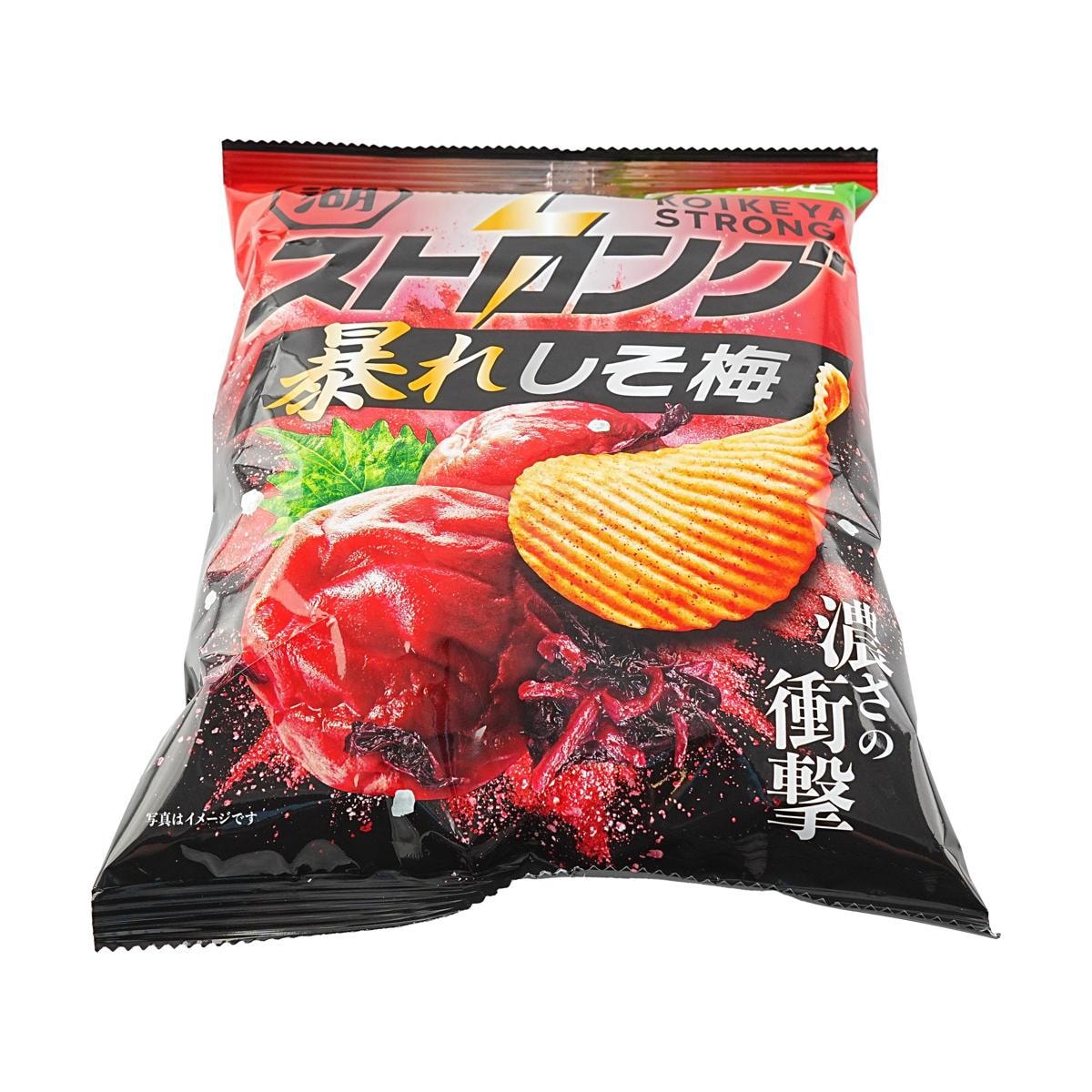 Plum Shiso Thick Cut Wavy Potato Chips 1.83 oz*6 - 6 Packs