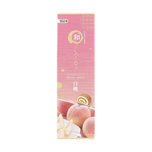 Wagokoroll Castella Cake Peach 8.46 oz