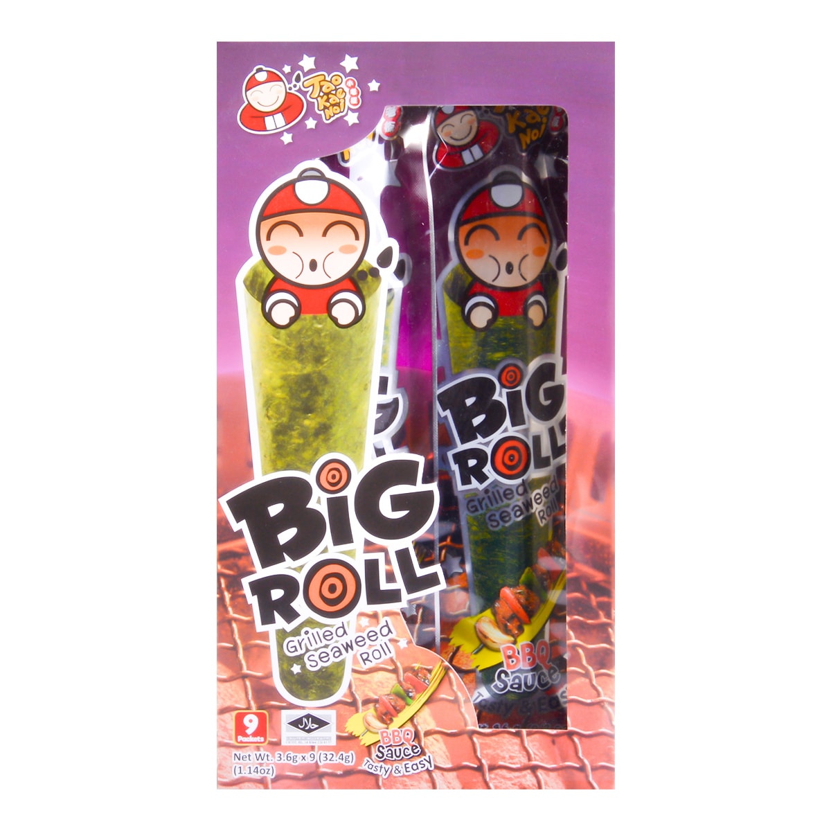 Big Roll Grilled Seaweed Roll BBQ Flavor 9pc