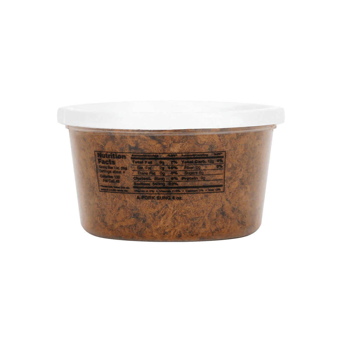 Pork Floss - Cooked, Shredded, Dried Pork, 4oz