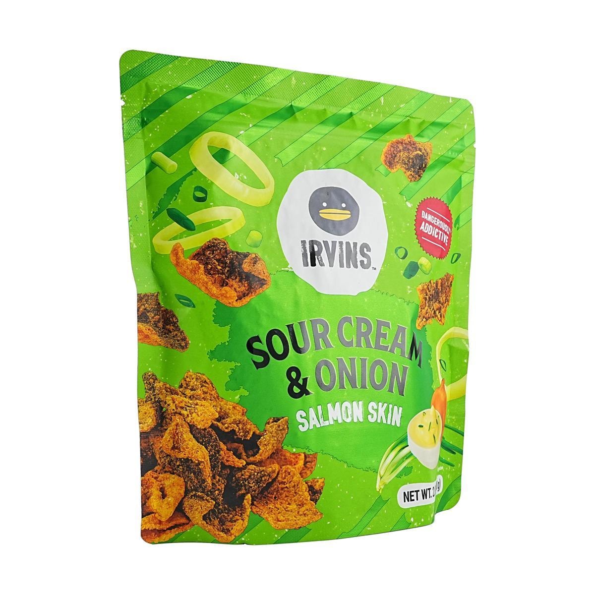 Sour Cream & Onion Salmon Skin,2.8 oz