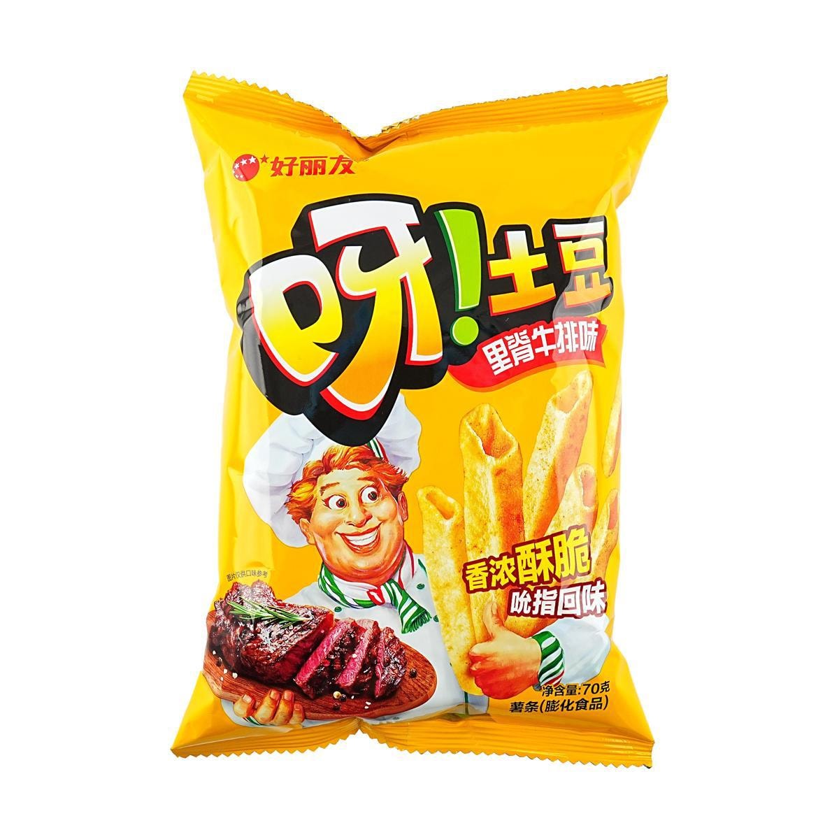 Potato French Fries BBQ Steak Flavor 70g