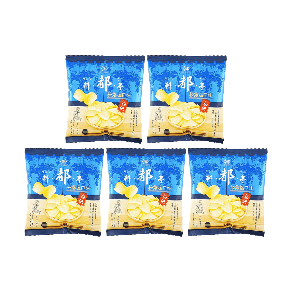 Koikeya Potato Chips Hot Chili Seaweed Flavor,6.2 oz