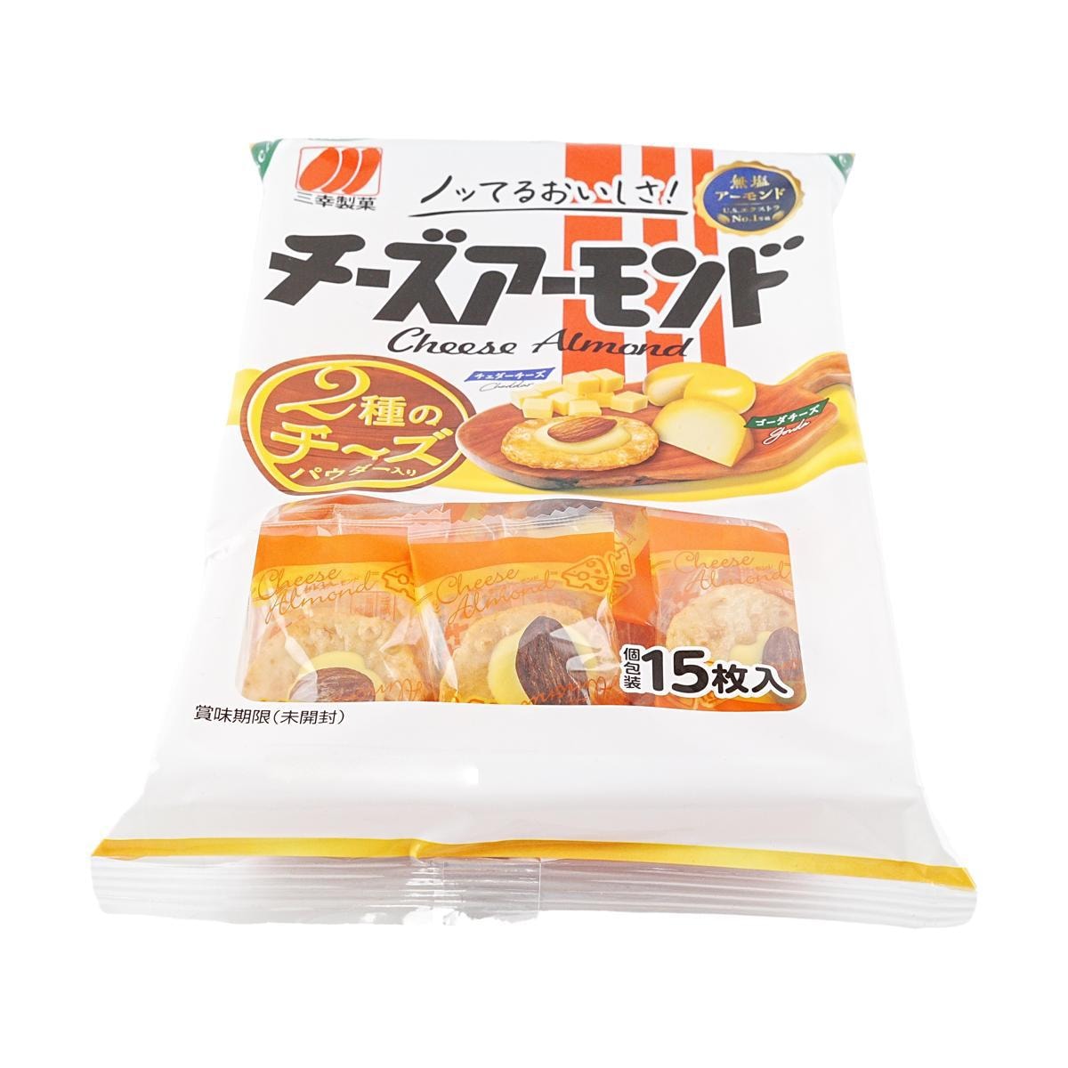 Cheese and Almond Sandwich Senbei 15 pcs