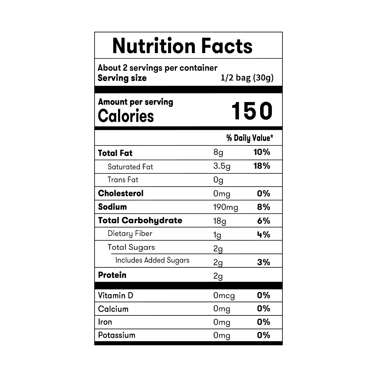 Roasted Chicken Wing Potato Chips, 2.46oz*5 - Value Pack