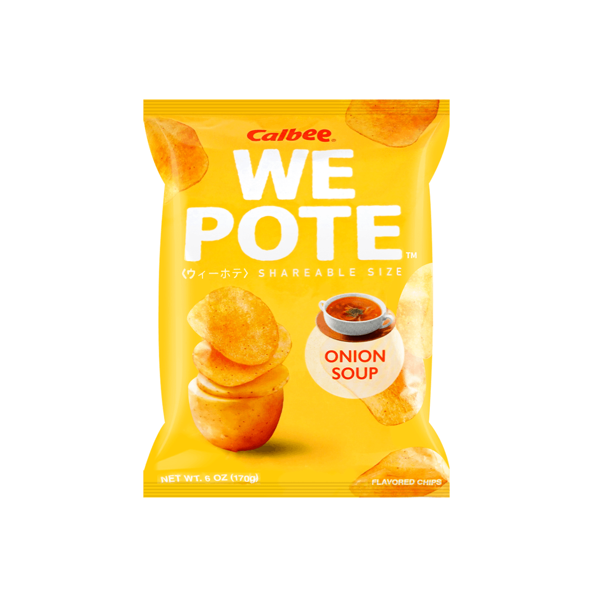 CALBEE MY POTE White Truffle Potato Chips, 2.12oz