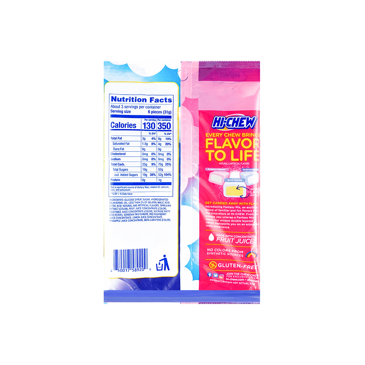 Jelly Gummy Candy Bag Fantasy Mix 3oz