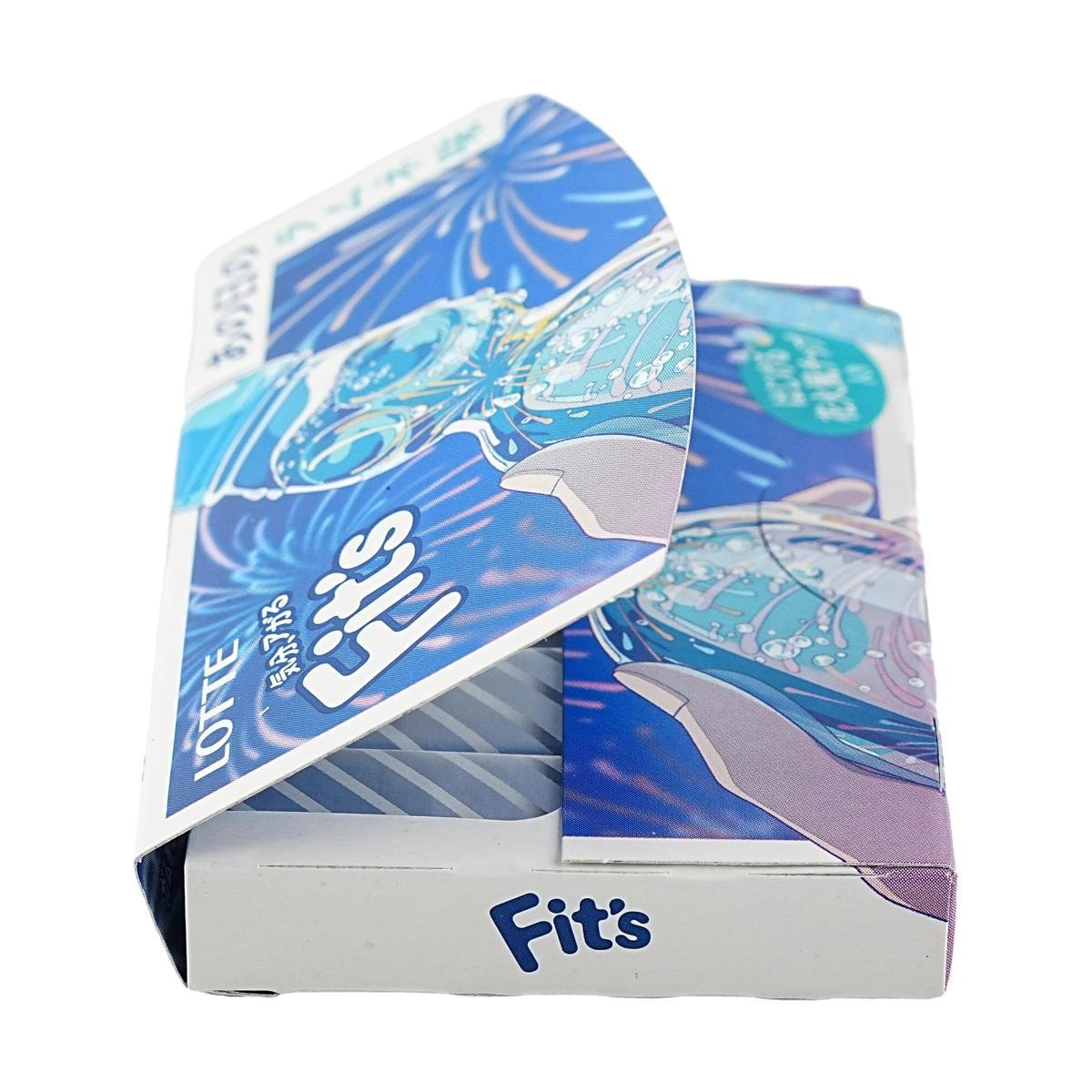 Fit's Old-Fashioned Marble Flavor Chewing Gum With Fireworks Chips Popping Candy - Packs