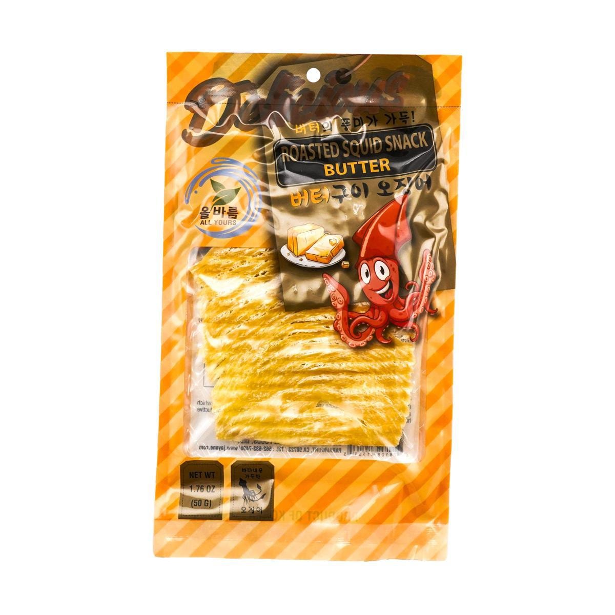 Roasted Squid Snack,Spicy Flavor,1.76 oz