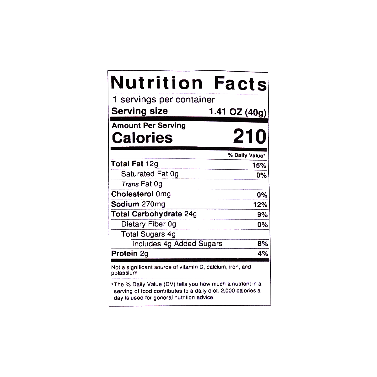 Sweet Corn Puff 40g 0g Trans Fat