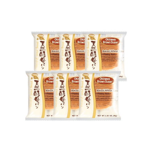 Okinawa Brown Sugar Natural Yeast Bread - 6 Pieces, 2.82oz