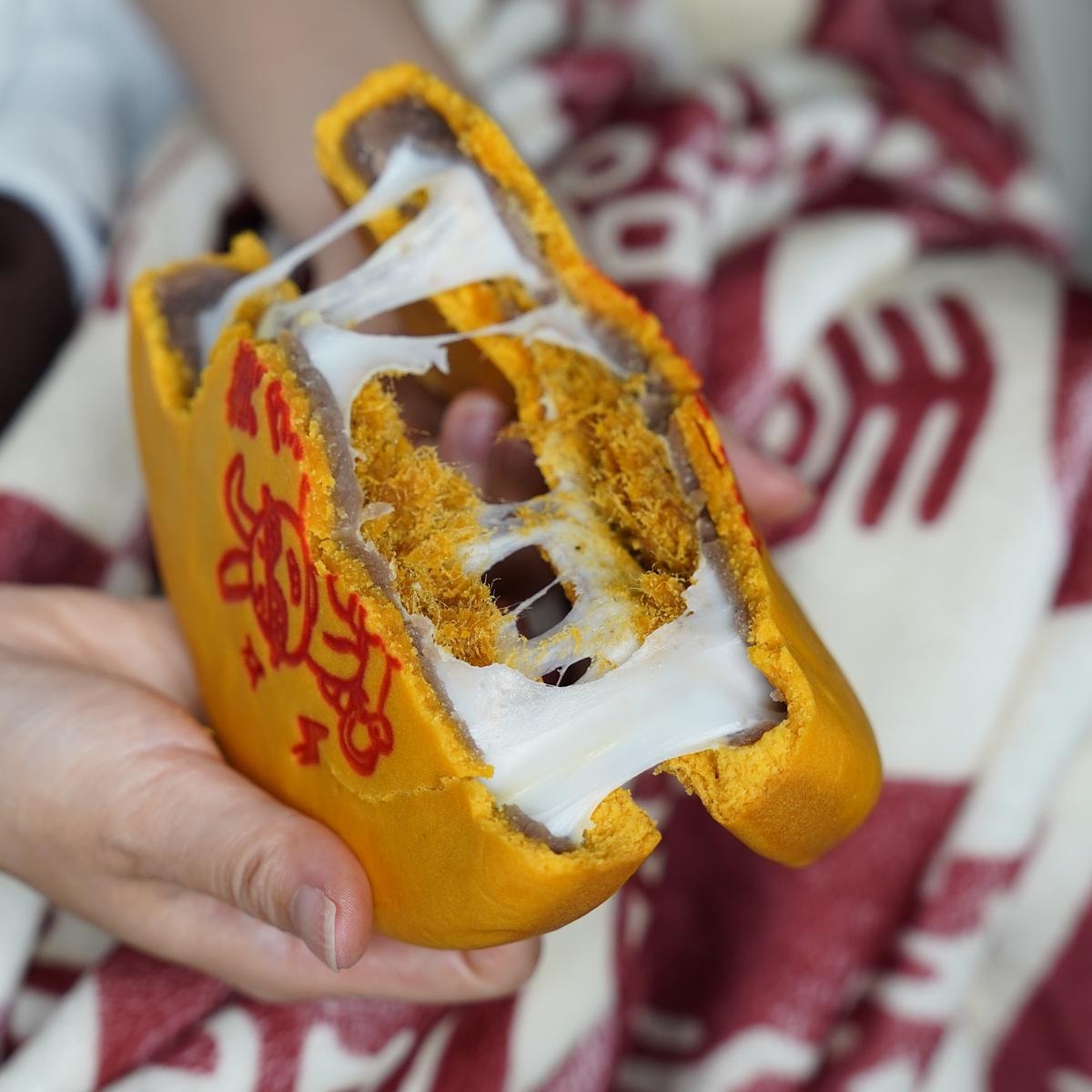 Pork Floss Egg Yolk Cake,Mooncake,Taro Mochi Flavor ,17.64oz