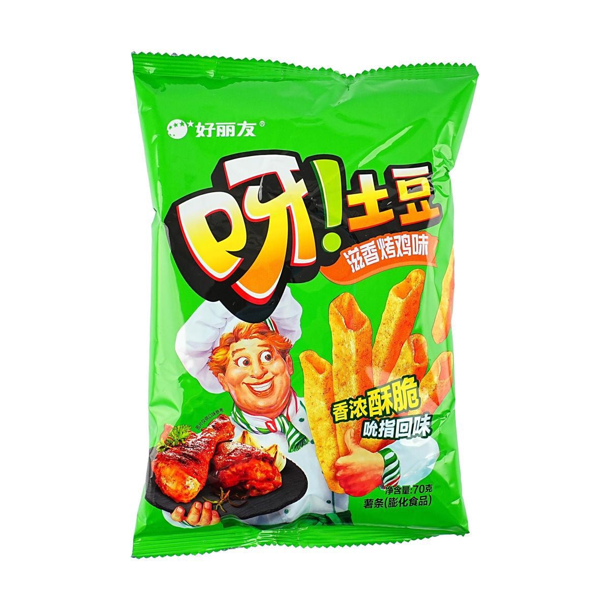 Potato French Fries BBQ Chicken Flavor 70g