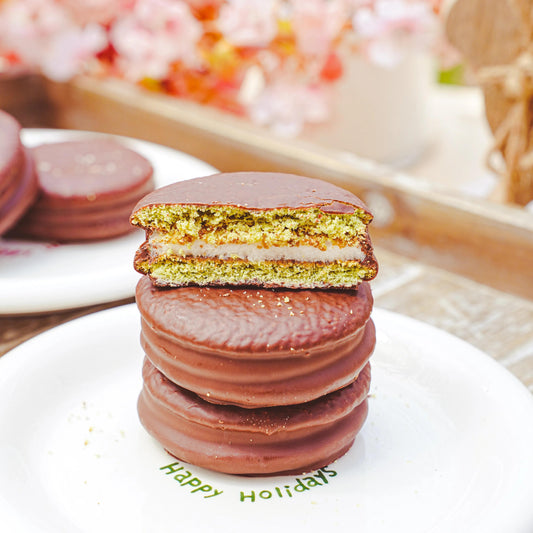 Green Tea Choco Pie - 12 Pieces, 11.85oz