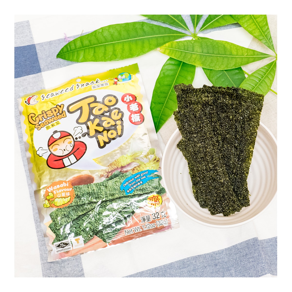 Crispy Seaweed Wasabi Flavor 32g