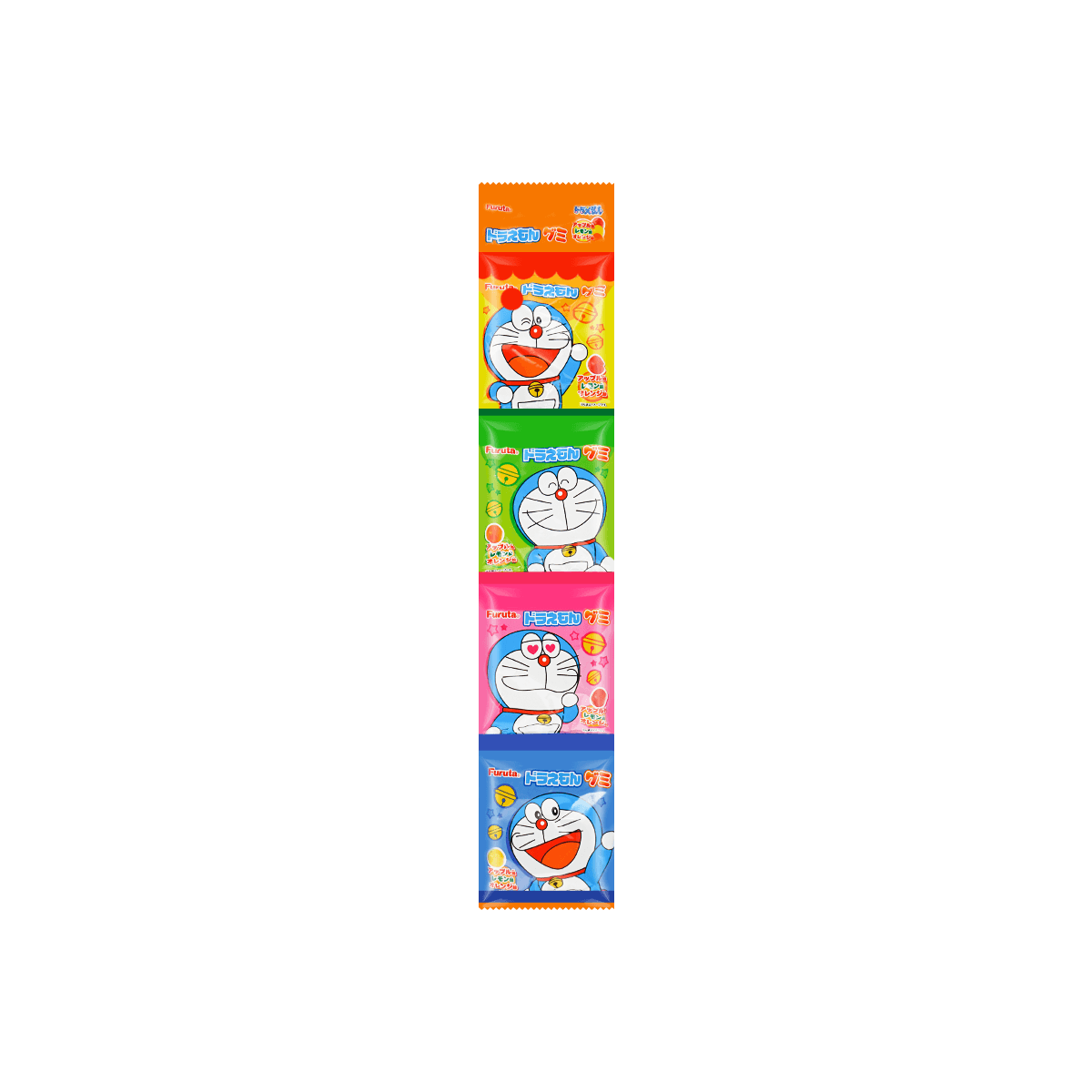 Doraemon Gummies - 4 Pack, Mixed Fruit Flavors