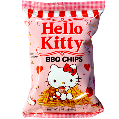 HELLO KITTY Wheat Cracker BBQ Chips 100g